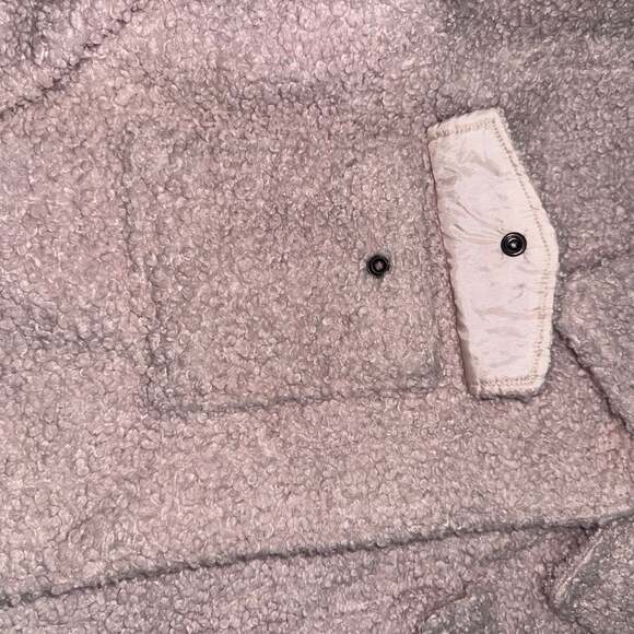 Knox Rose Women's XXL Teddy Sherpa Boucle Trucker Jacket Oatmeal - Picture 13 of 16